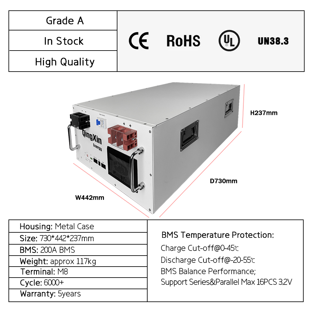 Rack-mounted energy storage battery