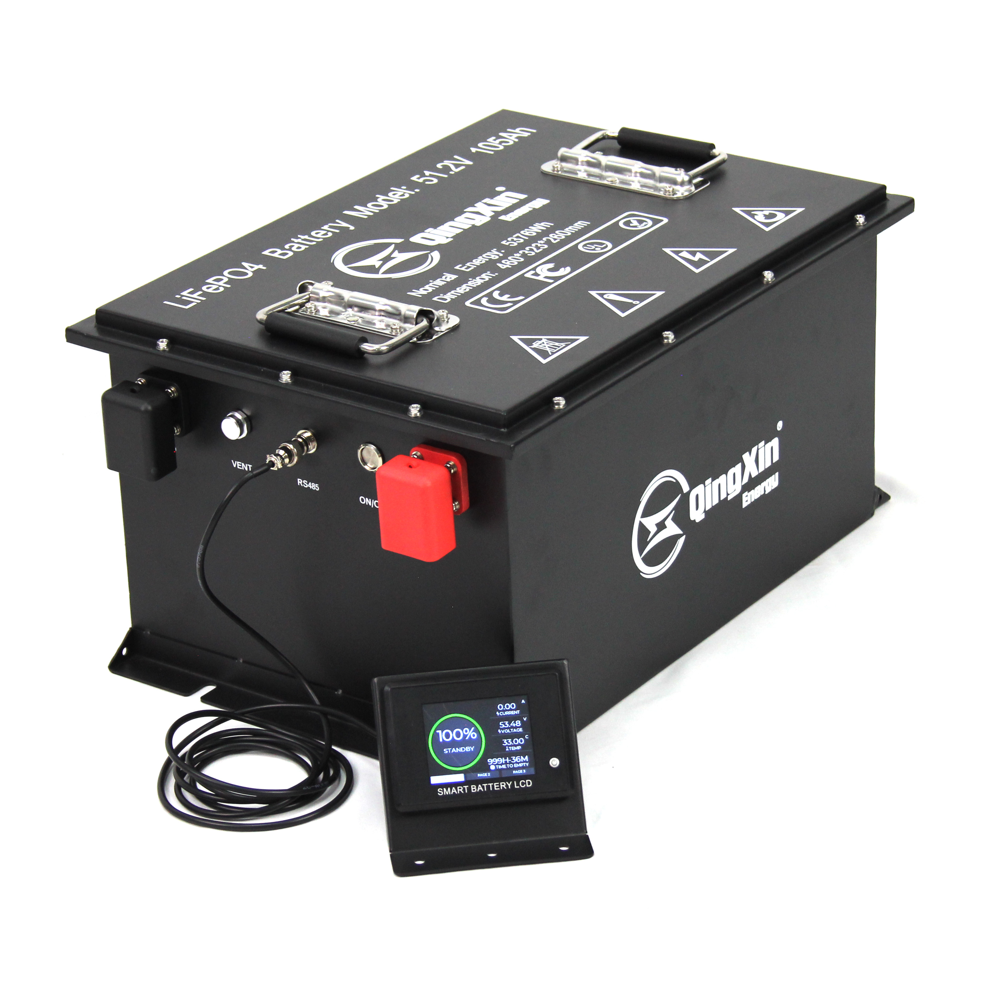 Qing Xin Energy Golf cart battery 51.2V 105AH